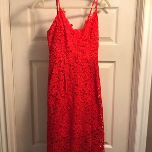 astr red dress